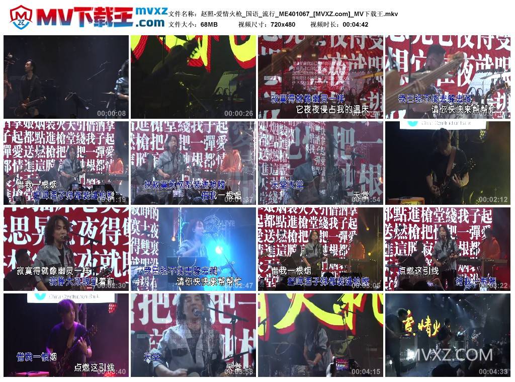 赵照-爱情火枪_国语_流行_ME401067